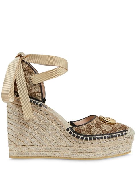 gucci inspired espadrilles|gucci espadrilles farfetch.